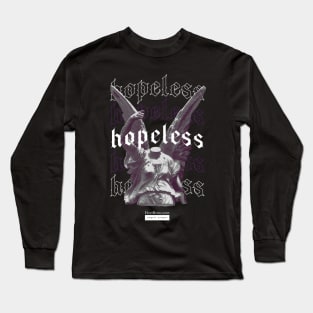 Hopeless - Angel Aesthetic Statue Renaissance T-Shirt Long Sleeve T-Shirt